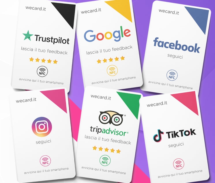 Ricevi recensioni positive dai tuoi clienti su Google, TripAdvisor e Trustpilot e aumenta i tuoi follower su Facebook, Instagram e TikTok!