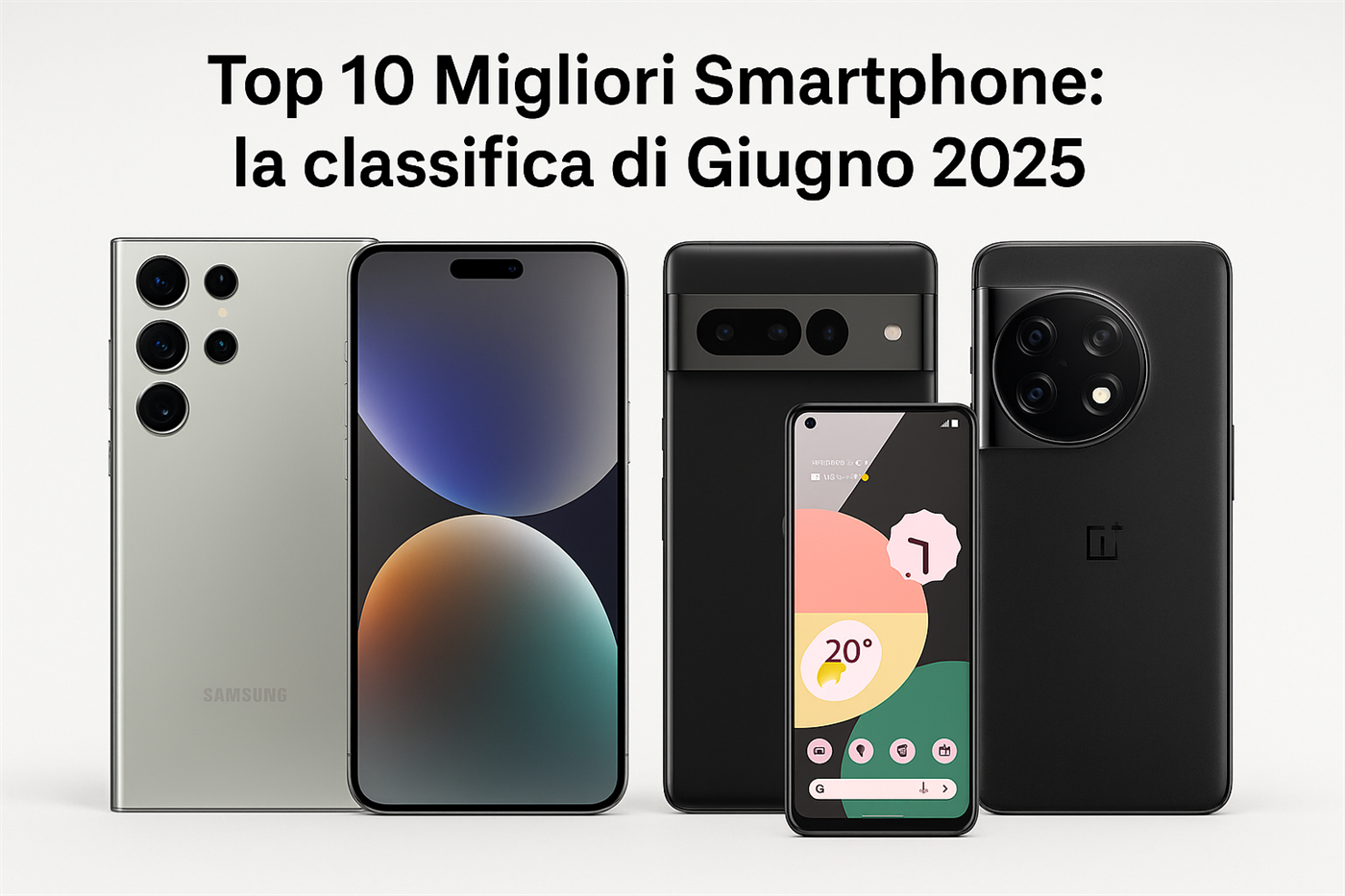 Top 10 Migliori Smartphone: la classifica di Giugno 2025