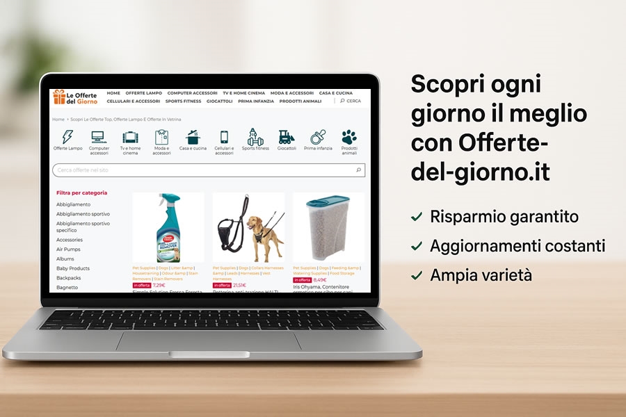 Scopri ogni giorno il meglio con delle offerte Amazon